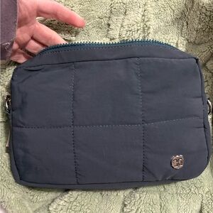 Navy Quilted woman's  crossbody